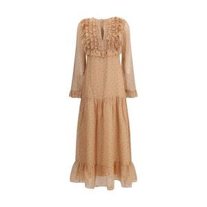 Kristina Ti Multicolor Silk Long Women's Dress